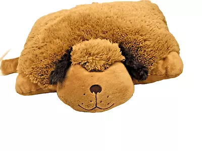 My Pillow Pets BROWN PUPPY DOG 18  Plush Snoogle Huggs Stuffed Soft Animal Toy • $14