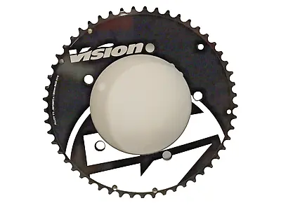 FSA Vision Aero TT Aluminum Outer Chainring 53t 130BCD 10 Speed Black WA383 NEW • $47.99