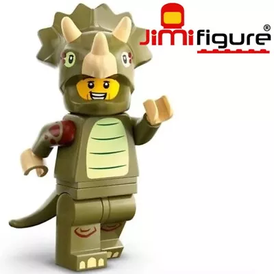 NEW LEGO Minifigures Triceratops Costume Fan Series 25 No 8 71045 Dinosaur • $19.95