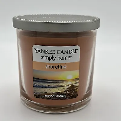 Yankee Candle ~ Shoreline ~ 7oz Tumbler ~ Simply Home ~ Rare HTF Discontinued • £24.33