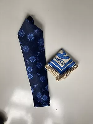 Lanvin Silk Tie And Pocket Square - Handkerchief. • £19.99