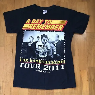 2011 A Day To Remember Shirt S- The Gamechangers Tour Dates Punk Homesick ADTR🗿 • $30