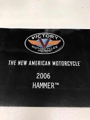 OEM Service Manual 2006 Polaris Victory Hammer Motorcycle P/N 9920121 NEW • $19.99