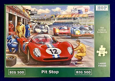 ‘Pit Stop’ House Of Puzzles Big 500 Piece Jigsaw Puzzle • £3.20