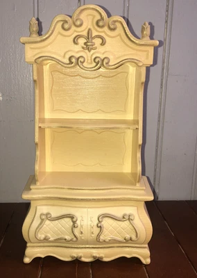 $22 • Buy Vintage 1960’s Barbie Doll French Provincial Furniture  Hutch Pull Out Drawer