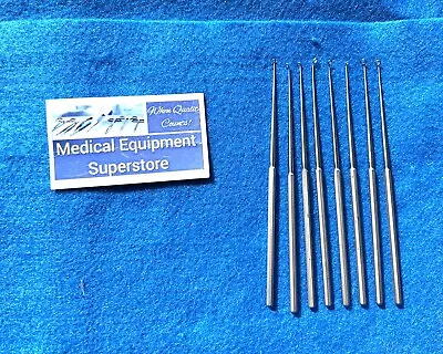 $149 • Buy Set Of 8 V. Mueller Surgical Ear Curettes- FREE SHIPPING