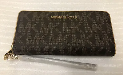 MICHAEL KORS SPECCHIO JETSET TRAVEL CONTINENTAL WALLET Brand New With Tag • $120