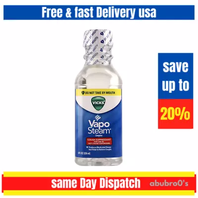 Vicks VapoSteam Medicated Liquid Use In Vicks Vaporizers & Humidifiers - 8 Fl Oz • $16.99