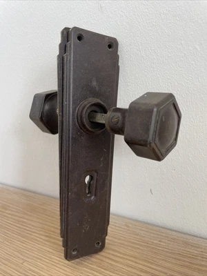 £22.50 • Buy Vintage Bakelite Door Knobs Handles Plates Art Deco 1930's Antique Old