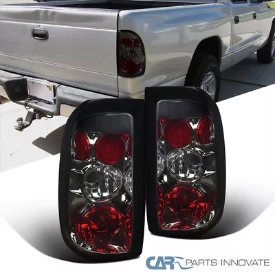 Fits 97-04 Dodge Dakota Pickup Smoke Parking Tail Lights Tinted Rear Brake Lamps • $70.95