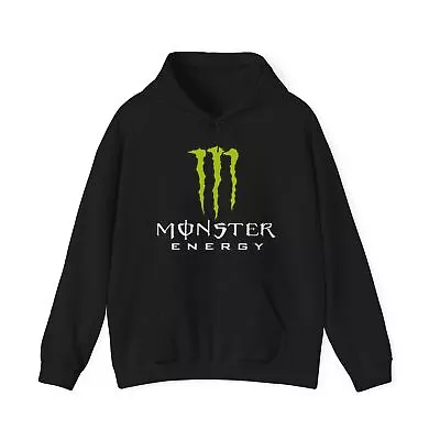 Monster Energy Gaming Racing Sports Black Drink Unisex Hoodie Sweatshirt Pocket • $44