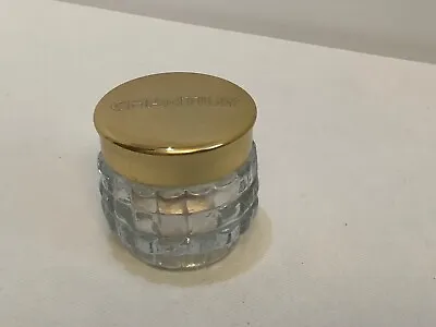 Vintage Houbigant Chantilly Perfume Crystal Vanity Jar With Original Powder • $12.95