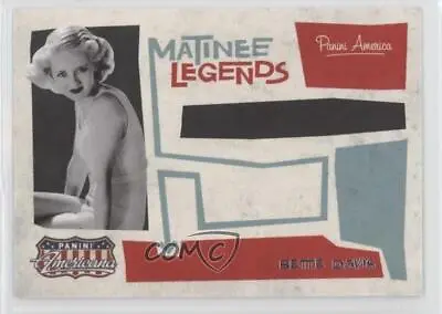 2011 Panini Americana Matinee Legends Bette Davis #5 0qr0 • $1.58