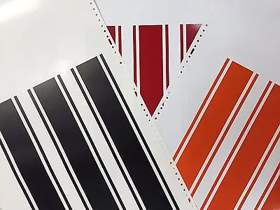 (3) 3  X 80  Vinyl Racing Stripes Pinstripe Decals Stickers *25 Colors* Stripes  • $38