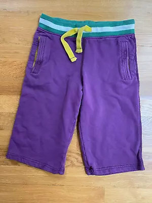 Mini Boden Boys Sweat Shorts 100% Cotton Purple Size 10Y • $9.99