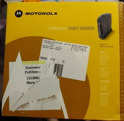  Motorola SURFboard Cable Modem SB5100 Complete • $15