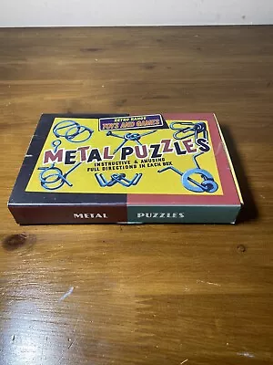 Vintage / Retro Metal Puzzles Brain Teaser. 6 Different Puzzles • £3