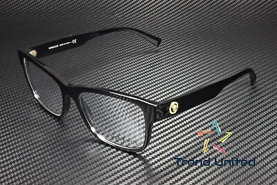 VERSACE VE3266 GB1 Black Demo Lens 55 Mm Men's Eyeglasses • $205.07