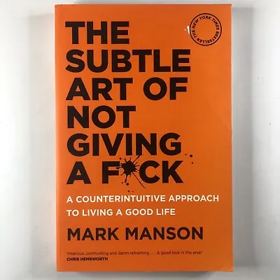 $18.97 • Buy The Subtle Art Of Not Giving A Fuck F*ck Mark Manson Paperback Psychology Book