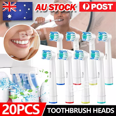 $11.95 • Buy 20Pcs Electric Replacement Toothbrush Heads For Oral B Braun Precision Clean