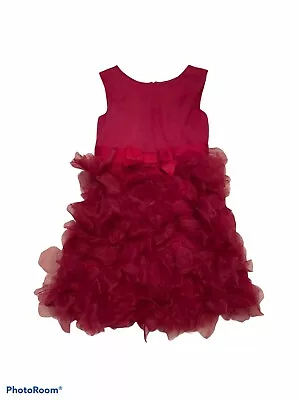 Marchesa Neiman Marcus + Target Girls Fuchsia Pink Petal Skirt Dress Sz Medium • $29.99