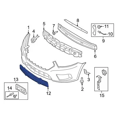 For Ford Police Interceptor Sedan 2013-2019 Ford EG1Z17K945CA Front Lower Grille • $51.32