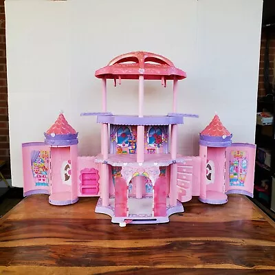 Hasbro My Little Pony Crystal Rainbow Castle Pop Up Palace Pink Dollhouse 2005  • $74.99