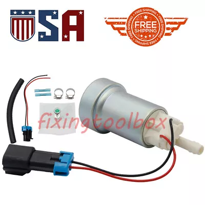 F90000267 450LPH Fuel Pump+Flex Hose+Kit For Honda Civic S2000 Acura Integra RSX • $42.49