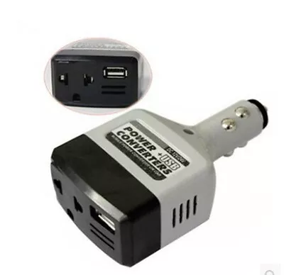 Car Power Converter Inverter 12V/24V For 220V Adapter Charger Cigarette Lighter • $7.82