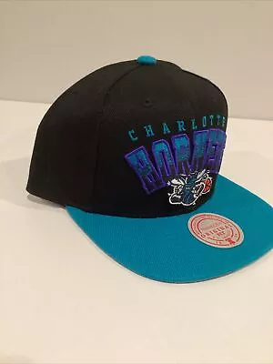 Charlotte Hornets Mitchell & Ness Adjustable Snapback Hat New • $24.26