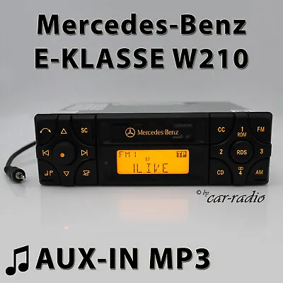 Mercedes W210 Radio Audio 10 BE3100 MP3 AUX-IN Becker E-Class Cassette Radio • $290.52
