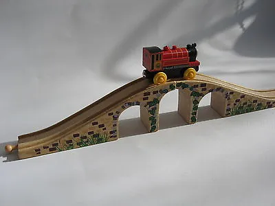 £12.99 • Buy WOODEN BRIDGE For Wooden Train Track & Engines Set ( Fits Brio Thomas) NEW BOXED