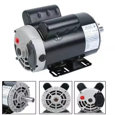 5 HP Air Compressor Electric Motor 230V 22A 56HZ Frame CW/CCW Rotation • $176.99