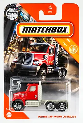 2020 Matchbox #4 Western Star® 49x Day Cab Tractor RED | FSC • $19.99