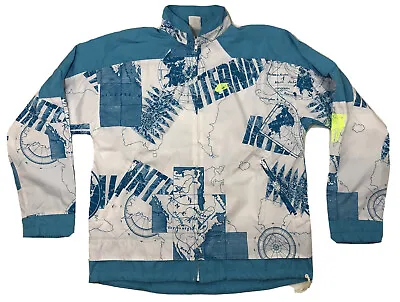 Vintage 90s Nike International Windbreaker Jacket Map Globe Men’s Size Large • $59.99