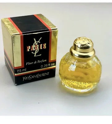 £19.99 • Buy YSL Paris Fleur De Parfum, Ladies Perfume,7.5ml Miniature EDP In Box Rare Collec