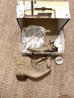 £150 • Buy Sancho Leather Cowboy Coots EU 38 UK 5 VW9028 Western Style