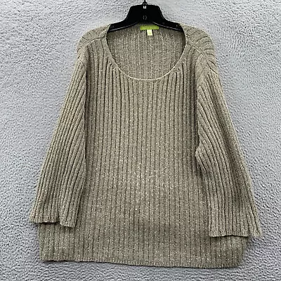 SIGRID OLSEN Sweater Womens 2X Top Green* • $17.95