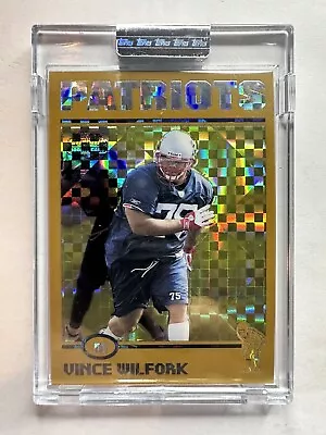 Vince Wilfork - 2004 Topps Chrome Gold Xfractor Rookie RC /279 SSP Uncirculated • $149.99