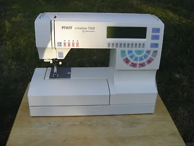 $749.98 • Buy Pfaff Creative 7550 Sewing Machine Accessories Creative Designer Really Nice