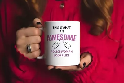 £7.99 • Buy Police Woman Printed Coffee Mug Gift
