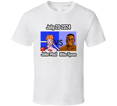 Jake Paul Vs Mike Tyson Punch Out T Shirt • $14.99