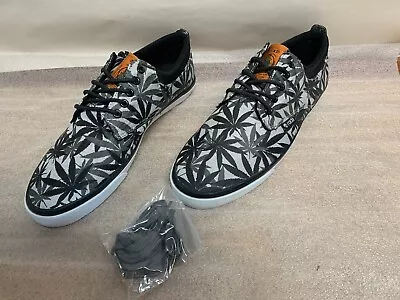 Radii Jax Black Weed Camo Low Top Shoes Men's Size 13 • $34.99