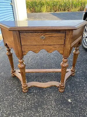 Ethan Allen Royal Charter Oak Console Cabinet Entry Table • $795