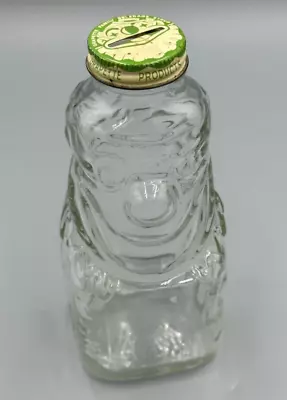 Vintage GRAPETTE SYRUP Figural CLOWN Glass Bottle Coin BANK Soda CAMDEN Arkansas • $42.38