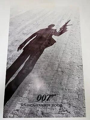 2008 007 Quantum Of Solace 24x36 Original Movie Theater Wall Poster PP31434 Bond • $30