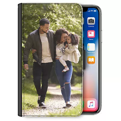 £14.99 • Buy Personalised Phone Case For IPhone 14/13/12/11/Pro/X Photo PU Leather Flip Cover