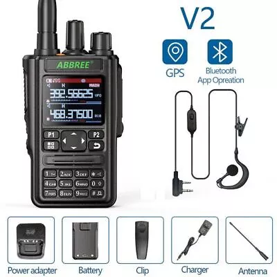 136-520 MHz AM RX Air Band Two-way Radio Wall Perforated Talkie VOX Tressing SOS • $362.56