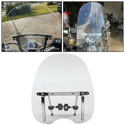 $52.25 • Buy Large Clear Windshield For Honda Magna Shadow Spirit Sabre 600 750 1100 19 X17 