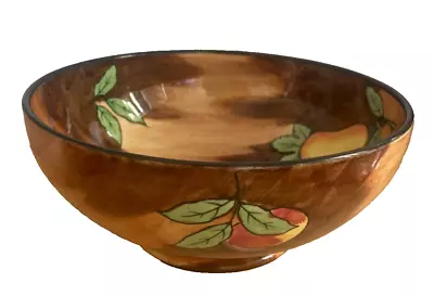 Vintage H&K Tunstall  Luscious  Hand-Painted Art Deco Pottery FRUIT BOWL  1930’s • £33.26